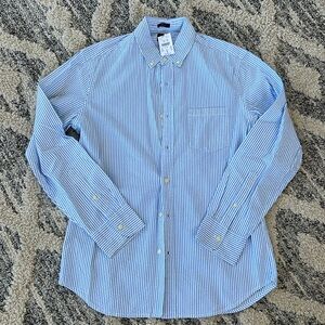 J Crew men’s seersucker button down